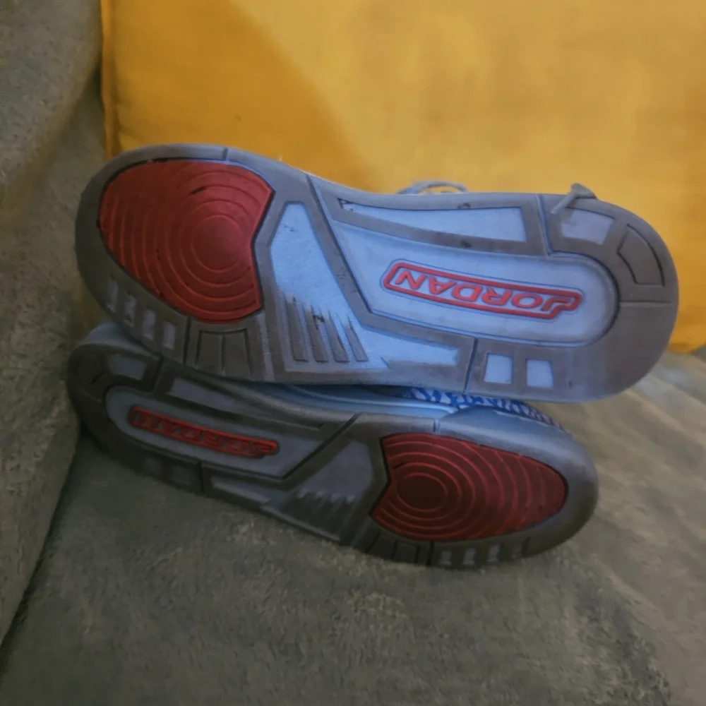 Jordan Spizike Low Houston Oilers Kids Sneakers in Gray and Blue. 4.5Y Unisex - Picture 9 of 14